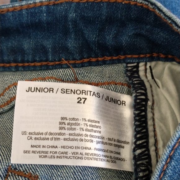 William Rast Skinny Ankle Jeans Ankle Tie - Picture 4 of 7